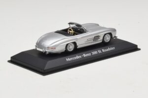 Mercedes 300 SL W198 Roadster Silber Maxichamps 1:43 940039030 Metall — Bild 2 von 5