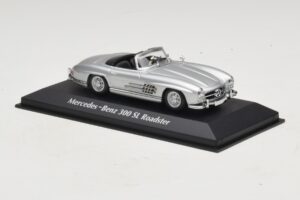Mercedes 300 SL W198 Roadster Silber Maxichamps 1:43 940039030 Metall — Bild 3 von 5