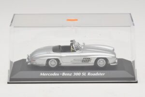 Mercedes 300 SL W198 Roadster Silber Maxichamps 1:43 940039030 Metall — Bild 4 von 5