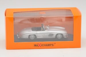 Mercedes 300 SL W198 Roadster Silber Maxichamps 1:43 940039030 Metall — Bild 5 von 5