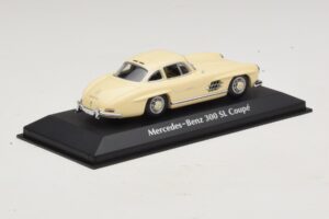 Mercedes 300 SL W198 Weiß Maxichamps 1:43 940039002 Metall — Bild 2 von 5