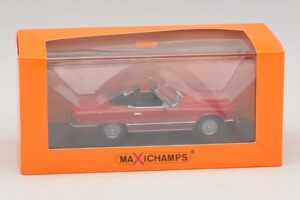Mercedes 350 SL R107 Rot Maxichamps 1:43 940033432 Metall — Bild 5 von 5