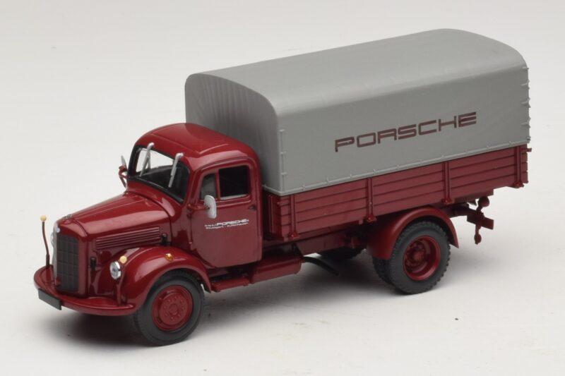 Mercedes L3500 Pritsche Porsche Minichamps 1:43 439350027 Metall