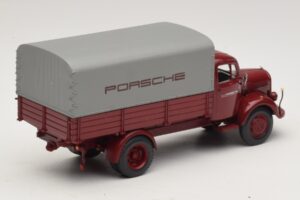 Mercedes L3500 Pritsche Porsche Minichamps 1:43 439350027 Metall — Bild 2 von 7