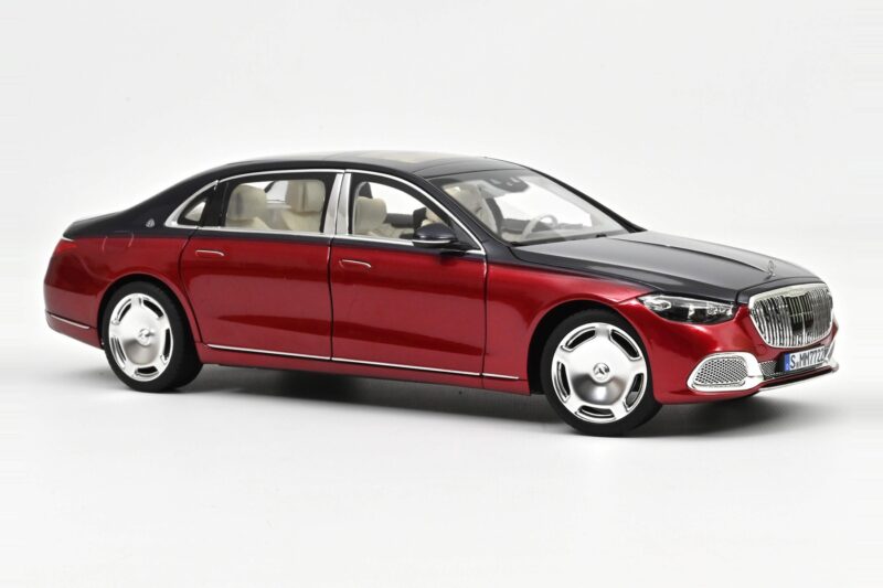 Mercedes Maybach S680 Z223 Nautical Blue & Patagonia Red Norev 1:18 183919 Metall