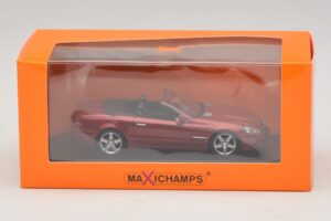 Mercedes SL R230 Rot Metallic Maxichamps 1:43 940037530 Metall — Bild 5 von 5