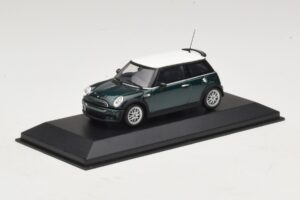 Mini Cooper One R50 Aero Green Mit Weißem Dach Minichamps 1:43 MINI011 Metall — Bild 2 von 5