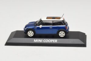 Mini Cooper S R53 Dunkelblau Mit Panoramadach Minichamps 1:43 MINI021 Metall