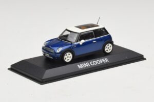 Mini Cooper S R53 Dunkelblau Mit Panoramadach Minichamps 1:43 MINI021 Metall — Bild 2 von 4
