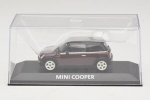 Mini Cooper S R53 Dunkelrot Mit Schwarzem Dach Minichamps 1:43 MINI028 Metall — Bild 4 von 5