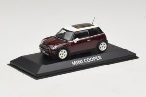 Mini Cooper S R53 Dunkelrot Mit Panoramadach Minichamps 1:43 MINI019 Metall — Bild 2 von 4