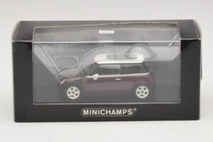 Mini Cooper S R53 Dunkelrot Mit Panoramadach Minichamps 1:43 MINI019 Metall — Bild 4 von 4