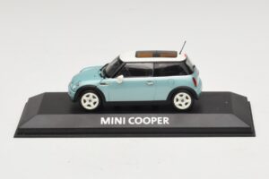 Mini Cooper S R53 Hellblau Metallic Mit Panoramadach Minichamps 1:43 MINI018 Metall