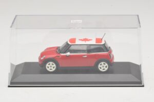 Mini Cooper S R53 Rot Mit Kanadischer Flagge Minichamps 1:43 MINI017 Metall — Bild 4 von 5