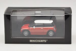 Mini Cooper S R53 Rot Mit Weißem Dach Minichamps 1:43 MINI025 Metall — Bild 5 von 5