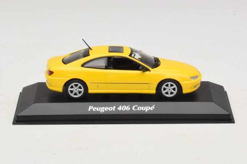 Peugeot 406 Coupé Gelb Maxichamps 1:43 940112621 Metall