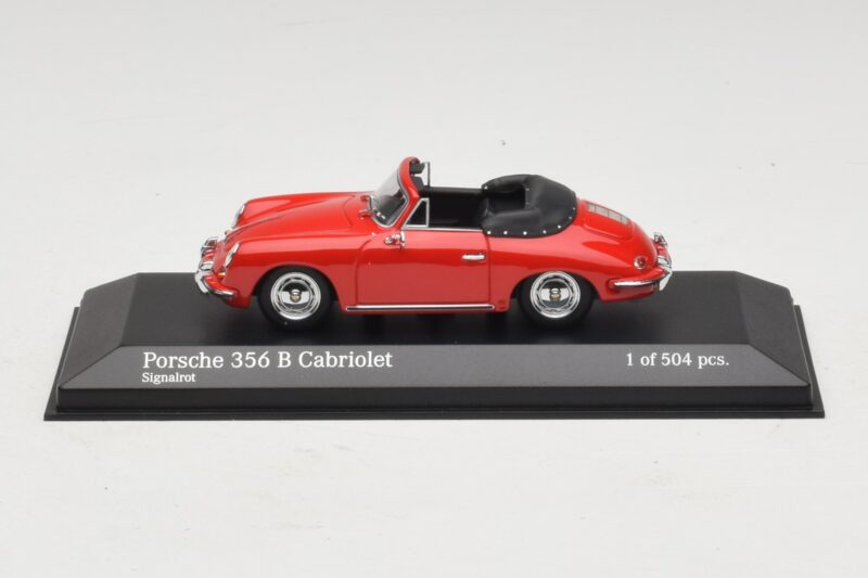 Porsche 356 B Cabriolet Rot Minichamps 1:43 400064331 Metall
