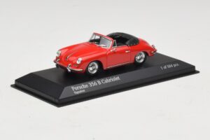 Porsche 356 B Cabriolet Rot Minichamps 1:43 400064331 Metall — Bild 2 von 5