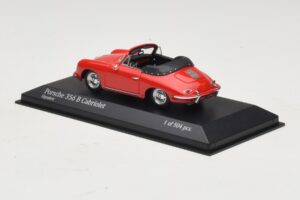 Porsche 356 B Cabriolet Rot Minichamps 1:43 400064331 Metall — Bild 3 von 5
