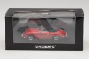 Porsche 356 B Cabriolet Rot Minichamps 1:43 400064331 Metall — Bild 5 von 5