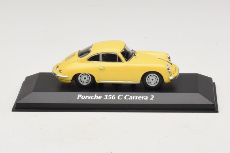 Porsche 356C Carrera 2 Gelb Maxichamps 1:43 940062361 Metall