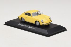 Porsche 356C Carrera 2 Gelb Maxichamps 1:43 940062361 Metall — Bild 3 von 5