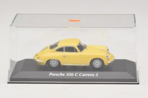 Porsche 356C Carrera 2 Gelb Maxichamps 1:43 940062361 Metall — Bild 4 von 5
