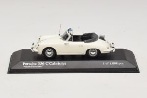 Porsche 356C Cabriolet Polizei Dusseldorf Minichamps 1:43 430062391 Metall