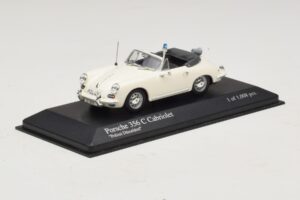 Porsche 356C Cabriolet Polizei Dusseldorf Minichamps 1:43 430062391 Metall — Bild 2 von 5