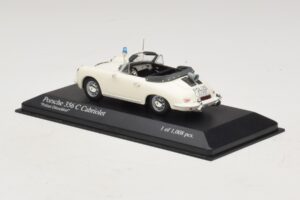 Porsche 356C Cabriolet Polizei Dusseldorf Minichamps 1:43 430062391 Metall — Bild 3 von 5