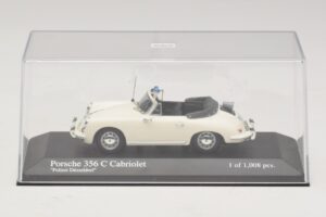 Porsche 356C Cabriolet Polizei Dusseldorf Minichamps 1:43 430062391 Metall — Bild 4 von 5