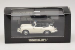 Porsche 356C Cabriolet Polizei Dusseldorf Minichamps 1:43 430062391 Metall — Bild 5 von 5
