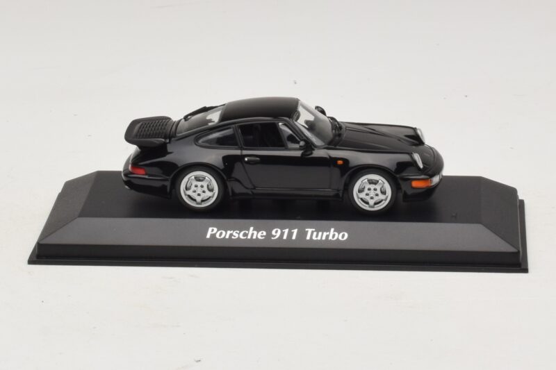 Porsche 911 964 Turbo Schwarz Maxichamps 1:43 940069101 Metall