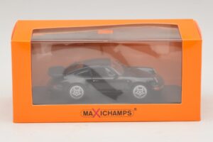 Porsche 911 964 Turbo Schwarz Maxichamps 1:43 940069101 Metall — Bild 5 von 5