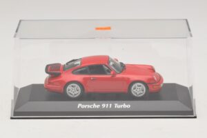 Porsche 911 964 Turbo Rot Maxichamps 1:43 940069102 Metall — Bild 4 von 5