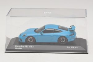 Porsche 911 991.1 GT3 Blau Minichamps 1:43 410066022 Metall — Bild 4 von 5