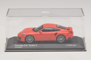 Porsche 911 991.1 Turbo S Orange Minichamps 1:43 410067171 Metall — Bild 4 von 5