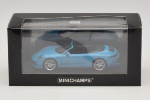 Porsche 911 991.2 Carrera 4 Cabriolet Blau Minichamps 1:43 410067232 Metall — Bild 5 von 5