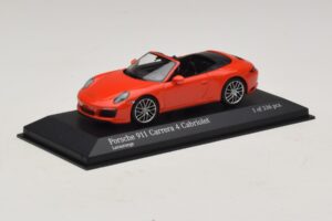 Porsche 911 991.2 Carrera 4 Cabriolet Orange Minichamps 1:43 410067231 Metall — Bild 2 von 5