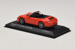 Porsche 911 991.2 Carrera 4 Cabriolet Orange Minichamps 1:43 410067231 Metall — Bild 3 von 5