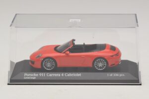 Porsche 911 991.2 Carrera 4 Cabriolet Orange Minichamps 1:43 410067231 Metall — Bild 4 von 5