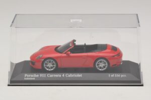 Porsche 911 991.2 Carrera 4 Cabriolet Rot Minichamps 1:43 410067230 Metall — Bild 4 von 5