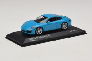Porsche 911 991.2 Carrera 4S Blau Minichamps 1:43 410067242 Metall — Bild 2 von 5