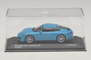 Porsche 911 991.2 Carrera 4S Blau Minichamps 1:43 410067242 Metall — Bild 4 von 5