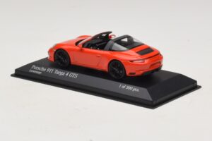 Porsche 911 991 Targa 4 GTS Orange Minichamps 1:43 410067341 Metall — Bild 3 von 5