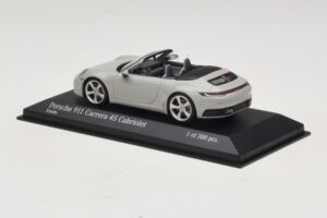 Porsche 911 992 Carrera 4S Cabriolet Grau Minichamps 1:43 410069331 Metall — Bild 3 von 5