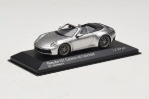 Porsche 911 992 Carrera 4S Cabriolet Silber Minichamps 1:43 410069330 Metall — Bild 2 von 5