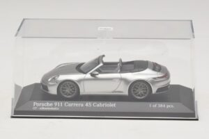 Porsche 911 992 Carrera 4S Cabriolet Silber Minichamps 1:43 410069330 Metall — Bild 4 von 5