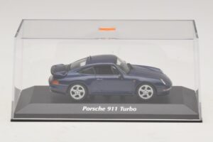 Porsche 911 993 Turbo Blue Metallic Maxichamps 1:43 940069201 Metall — Bild 5 von 5