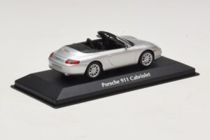 Porsche 911 996 Cabriolet Silber Maxichamps 1:43 940061031 Metall — Bild 2 von 5